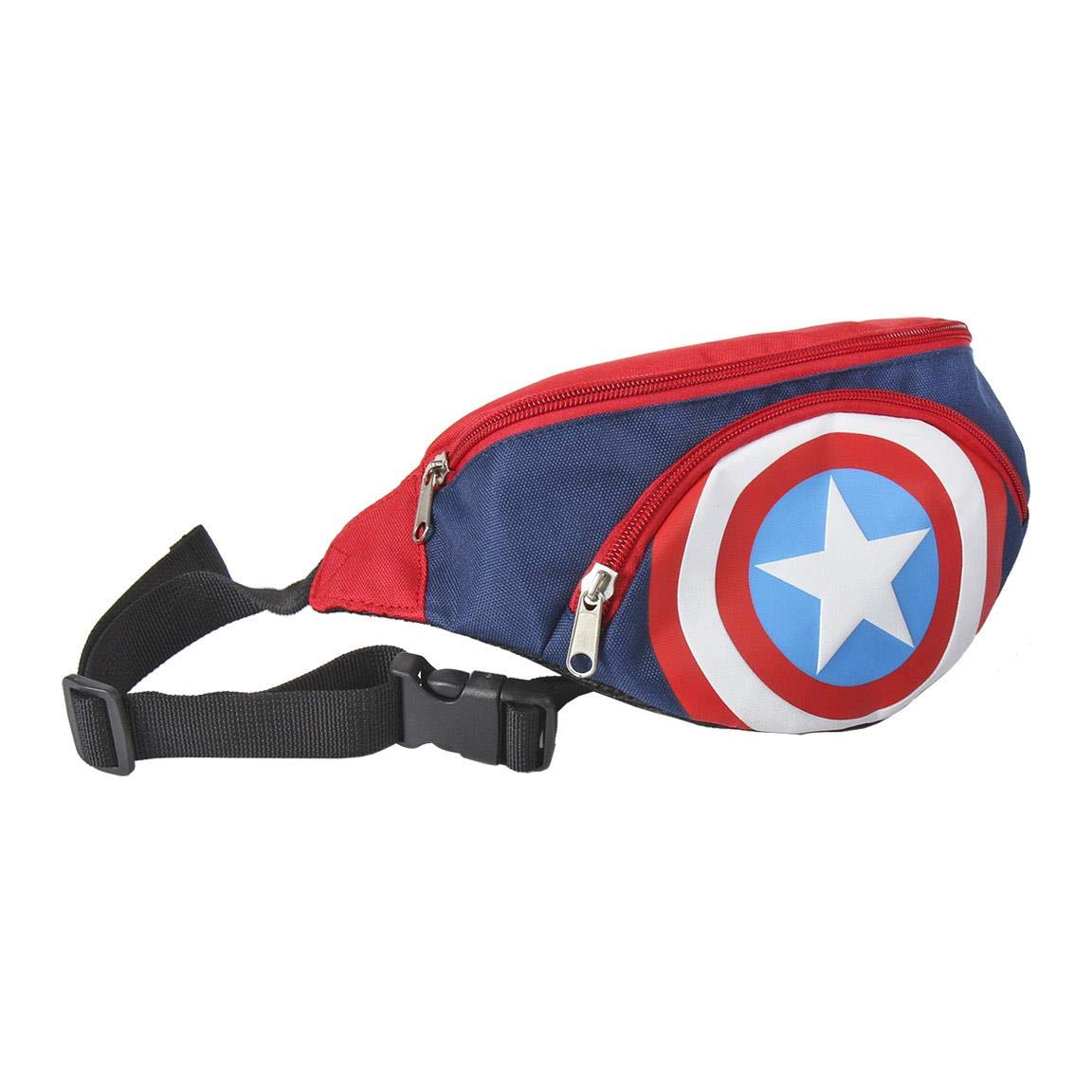 Artesania Cerda Bolso Riñonera Avengers Sport Waist Pack, 33 cm, Blue (Azul)