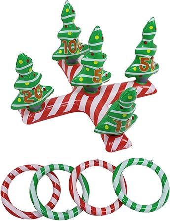 Amazon Jtlb 輪投げ セット クリスマス ゲーム 子供おもちゃ リング スポーツ 屋内ゲーム 投げリング 知育玩具 贈り物 景品 パーティー 誕生日 幼稚園 室内 アウトドア マルチゲームセット おもちゃ