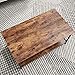 AMOAK Industrial Coffee Table with Storage Shelf, Vintage Wooden Board with Stable Metal Frame, Wood Look Furniture with Rustic Coffee Table for Living Room, Retro Brown
