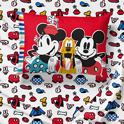 Disney Mickey Mouse Sensational 6 Buddies Full Sheet Set - 4 Piece Set ...