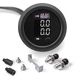 CNRAQR Dual Digital Display Air Pressure Gauge