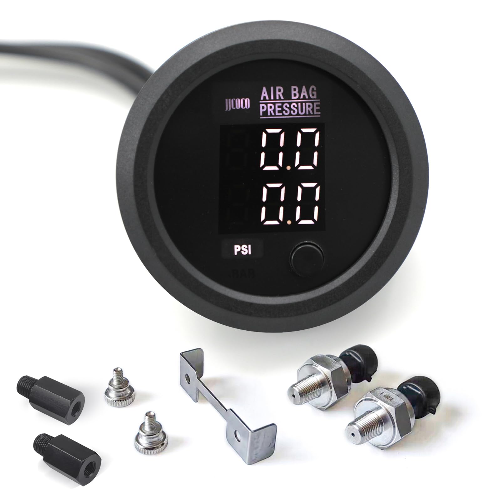 CNRAQR Dual Digital Display Air Pressure Gauge