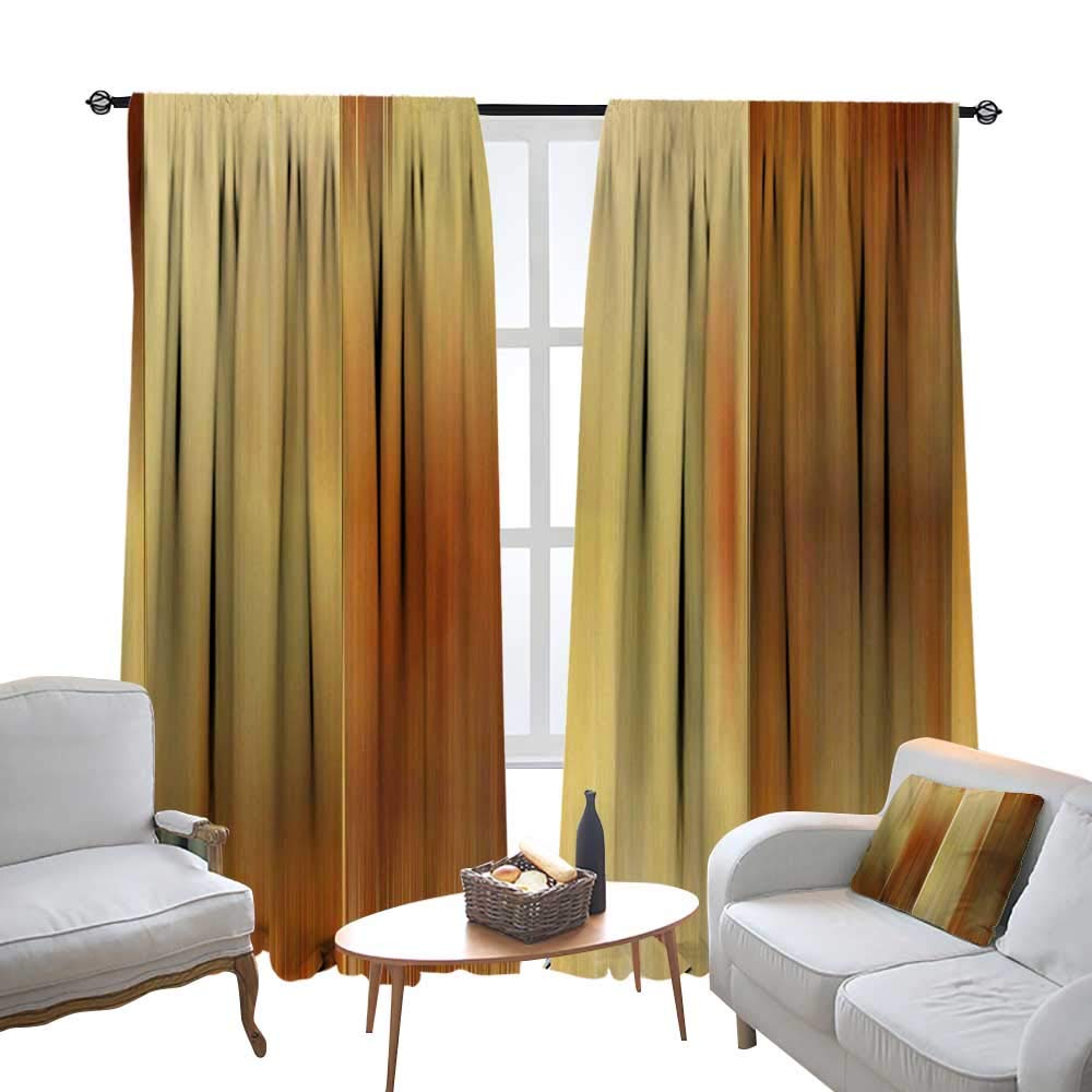 Despkon Earth Tones Curtains Abstract Modern Design With Ombre Inspired Smooth Color Transitions Soundproof Curtains Bedroom Window Drapes 2 Panel