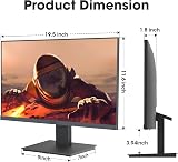 KOORUI 22 Inch FHD 1080p 75Hz Business Eye Care Monitor HDMI VGA Black view 8