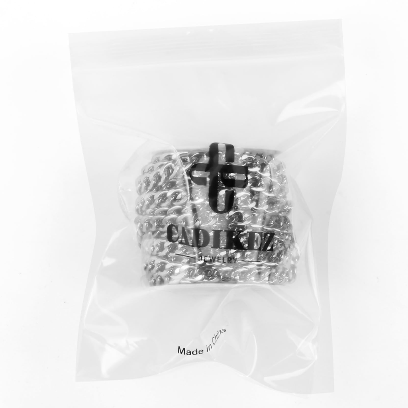 16.5 Ft Stainless Steel Curb Chains, 5mm 6mm 7mm 9mm Cuban Chain Roll Bulk for Jewelry Making