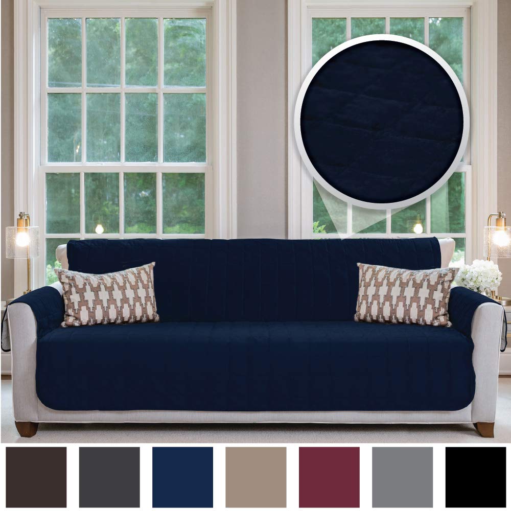 Best oversized sofa cover blue