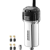 Genmitsu 710W Compact Router 65mm Diameter, 6 Variable Speeds Palm Trimmer Router, with ER11 Collet & 4 Carbon Brushes, Spind