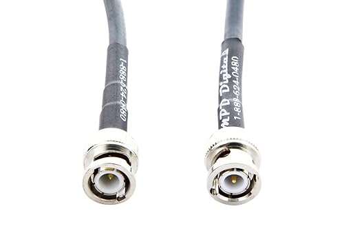 MPD Digital I RG8X Coaxial Cable I BNC Male to BNC Male Connectors