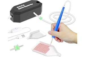 WJCJTJL Diamond Art Painting Pen Kit for Adults, Epainter Vacuum Diamond Art Painting Pen with Storage Tray, Accessories Tool for Setting AB Stones Without Wax, Quiet and Long-Lasting(Black)