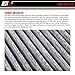 Best Cabin Air Filter for Honda/Acura (TRIPLE BARRIER PROTECTION) Replacement Filter for Accord, Civic, Pilot, CR-V, Odyssey, Ridgeline, RL, TL, MDX, RDX, TSX, RLX - Competes with FRAM CF10134