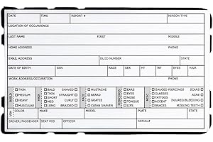 TacticalKlips TPK - Tactical Pocket Klipboard | Pocket Clipboard for First Responders | Fits 3" x 5" Index Cards FI Cards