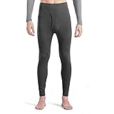 SHEEP RUN 100% Merino Wool Men's Midweight Anti Odor Thermal Underwear Bottom Pant Long Johns