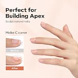 Modelones 8-in-1 Nude Pink Builder Gel Apricot Base Strengthener view 5