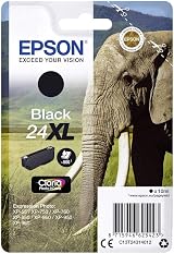 Epson 24XL Black Elephant High Capacity Claria Photo HD Ink Cartridge Genuine