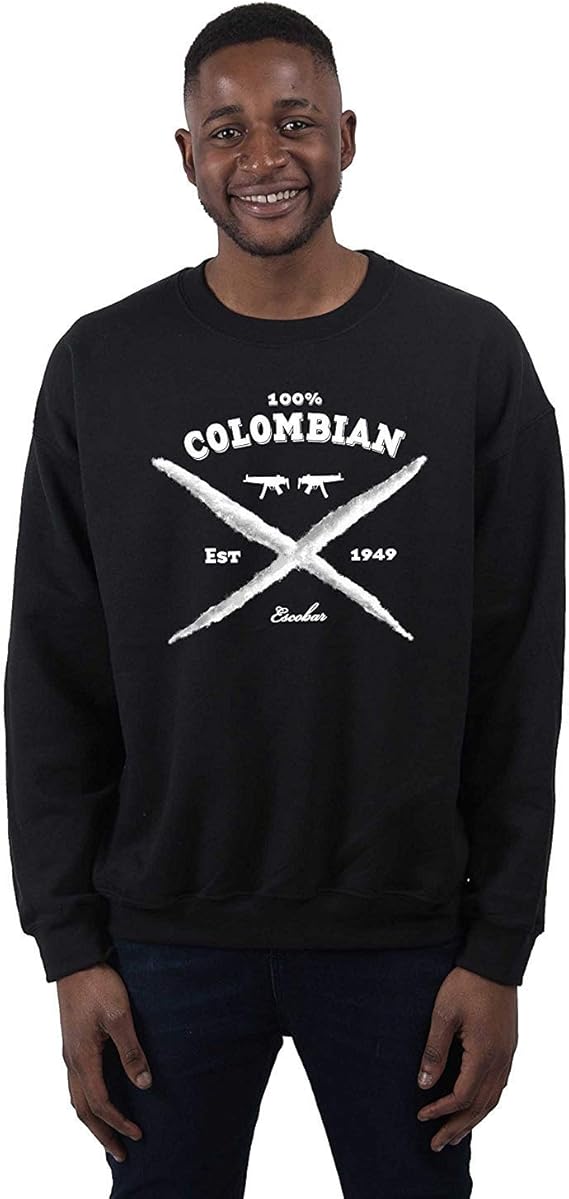Bang Tidy Clothing Mens 100 Colombian Drug Cocaine Jumper