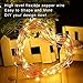 Ylife 33Ft 100 LED String Lights, Warm White Mini Fairy Lights Waterproof, Flexible Copper Wire, Decorative Lights for Festival Party, UL Adapter Included