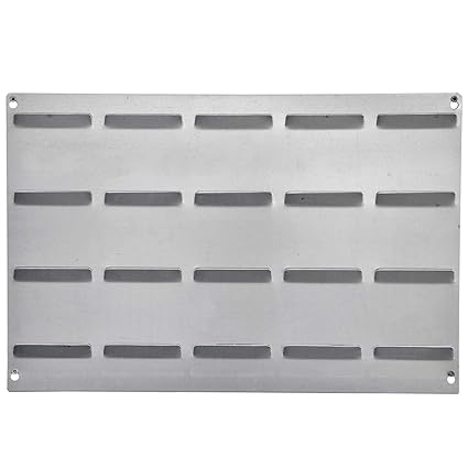 Metall Aufhängevorrichtung Wandplatte für 20 Sichtlagerkästen