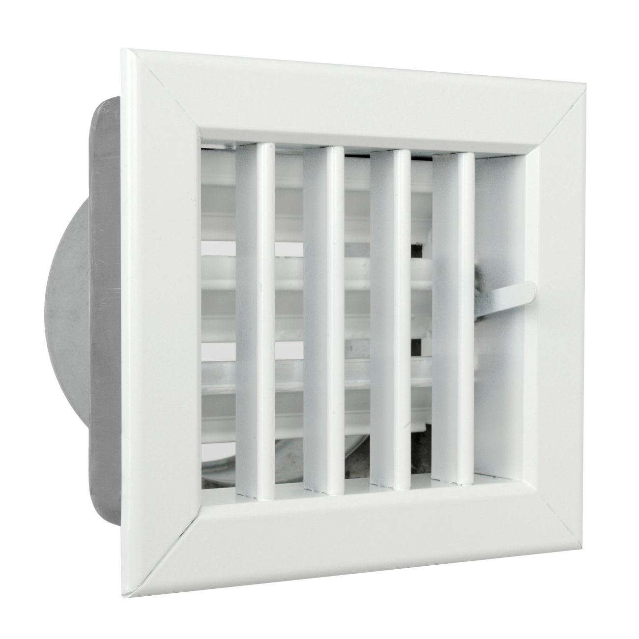 La Ventilazione GCSIB1413080 Built-in Ventilation Grille for fireplaces, White Aluminium, 140x130 mm