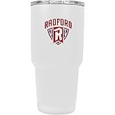 R and R Imports Radford University Highlanders 24 oz White Insulated Stainless Steel Tumbler Officially Licensed Collegiate Product