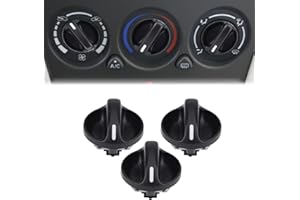 LECCTSO 3PCS Switch Knob, Climate Control Knob, Air Conditioner Heater Control Switch Knob, 559050C010 Control Knob for Heater, Car Interior Accessories AC Control Knobs Fits for T-o-yota Tundra