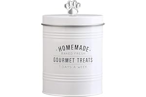 Amici Pet Gourmet Metal Food Canister, 72oz