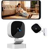 Security Camera Indoor, 2K HD WiFi Cameras for Home Security, Pet/Dog/Baby Camera Monitor with Phone app, 2-Way Audio, Night Vision, 24/7 SD Card Storage, Compatible with iOS &amp; Android(2.4G Only)