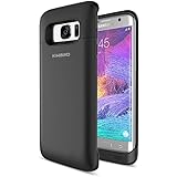 KiWiBiRD 5000mAh Samsung Galaxy S7 Edge Battery Case / Battery Pack Charger / Slim Battery Cover with 120%+ Extra Battery Power for Galaxy S7 Edge (Not For S7) - Matte Black