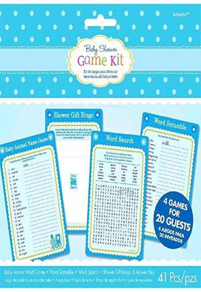 Amscan 381461 Baby Boy, Green,White