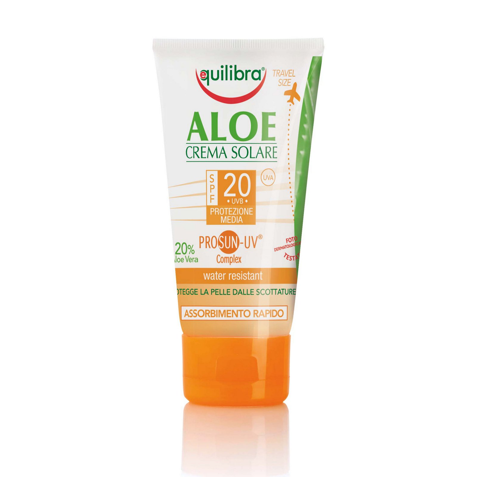Travel Size Aloe Sun Cream Spf20 75 Ml