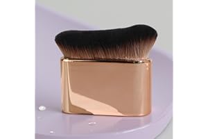 Makeup Brush Self Tan Brushes Multi-Use for Self Tanner Face, Hands & Body, Sunscreen, Body Lotion (Gold Rose)