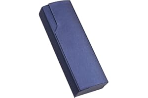 Spectacle Case Spectacle Case Sunglasses Case Lightweight Hard Compact Men's Women's (Blue) Attractive processing