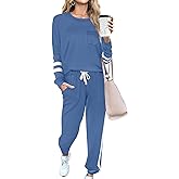 RUBZOOF Lounge Sets for Women 2 Piece Travel Sweatsuits Fall Outfits Loungewear Matching Clothing Set 2025 S-3XL