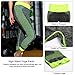 FITIBEST Sport Suits High Impact Sports Bra Yoga Pants Gym Outfits Breathable Exercise Bra and Leggings for Women (L, Green)
