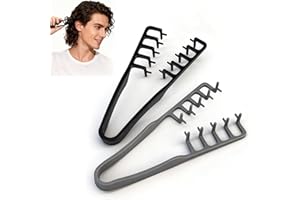 2Pcs Texture Styling Comb, Volumizing Wide Tooth Hair Styling Comb Roots Volume Tool Seamless Smooth Design Barber Detanglers