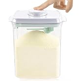 Cozey Daily Formula Container for Baby Formula Dispenser with Scraper and Scoop One Button Handy 1000g Milk Powder Container BPA-Free Airtight Formula Storage Containers 2300ml