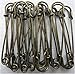 LeBeila Heavy Duty Safety Pins - Stainless Steel Safety Pins for Blankets/Skirts/Kilts/Crafts Metal Large 3 Inch in Bulk (20 PCS, Bronze)