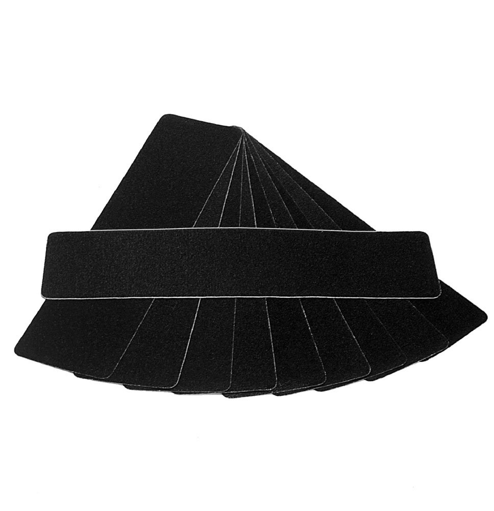 Anti-Slip Stair Treads, Anti Slip Stickers, Self-Adhesive, Anti-Slip Marker - H.150 x W.610 - Black - Pack of 5 - Image 3