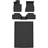 Cartist Floor Mats and Cargo Liner Fit for BMW 5 Series G60 (530i/530i xd/540i/540i xd) 2024 2025 All Weather Floor Mat G60 Accessories Heavy Duty Carpet Protection