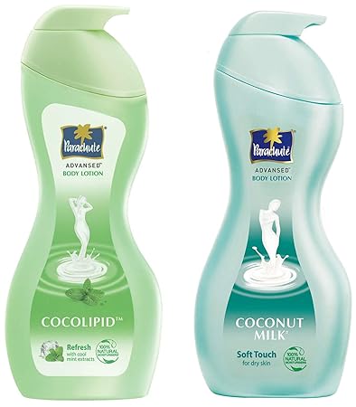 Parachute Advansed Body Lotion Refresh, 400 ml & Advansed Body Lotion Soft Touch, 400 ml Combo