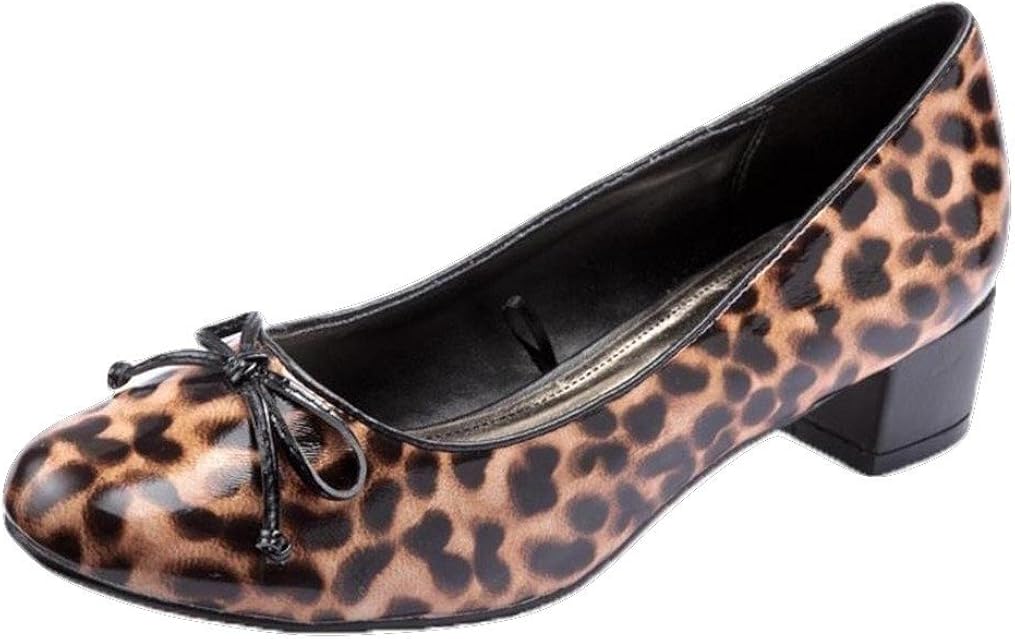 ladies leopard print heels