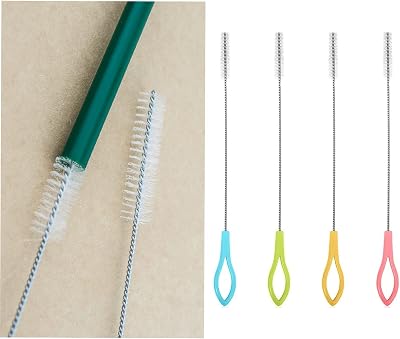 Siqian Water Bottle Straw Cleaning Brush 4Pcs 20cm 304 Stainless Steel