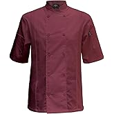 Chef Code mens Chef Coat With Side Vents