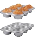 Cuisinart Chef's Classic Non-Stick Bronze, Alloy Steel, Muffin Top Pan, 6-Cup