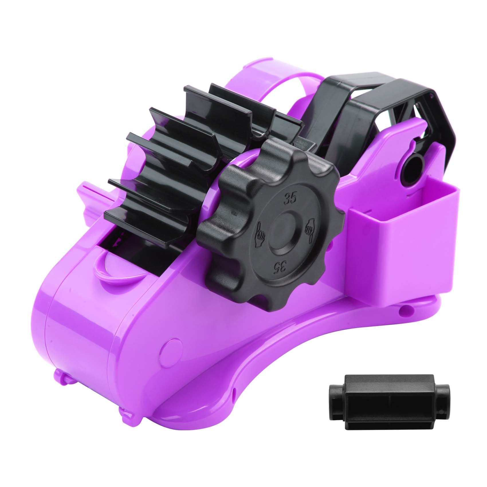RUANI Multiple Roll Cut Heat Tape Dispenser Sublimation for Heat Transfer Tape, Tape Dispenser with 1 Inch and 3 Inch Core (Purple)