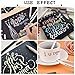 Metallic Paint Marker Pens - Set of 10 Colors - Fine Point Metal Art Brush Tip Markers for Glass Paint, Black Paper, Painting Rocks,Photo,Album,Scrapbooking,Gift Card Making,Christmas DIY Craft Kids