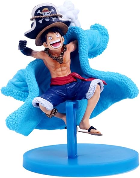 Amazon Co Jp ブルーマントpvc Dxf図16cmを着用ワンピースモンキー D ルフィ図周年ルフィ ホーム キッチン