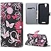 Acer Liquid Z630 Case,COOLKE Beautiful Painted Pattern Flip PU protection Leather Case Cover for Acer Liquid Z630 - 011