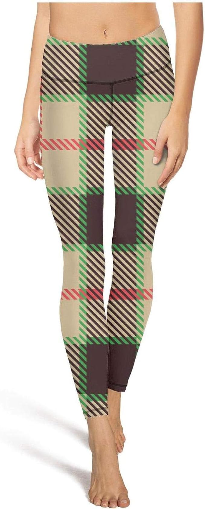 plaid capris womens