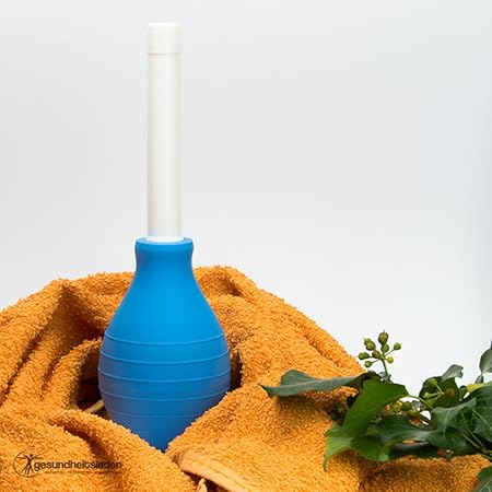 Intimdusche 2-teilig - 220 ml - blau - zur Reinigung des weiblichen Intimbereiches