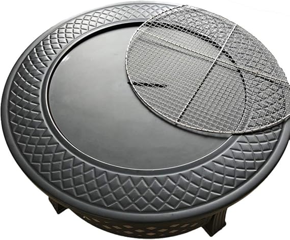 SYue 31.8in Mesa para Hoguera al Aire Libre, Patio Multifuncional